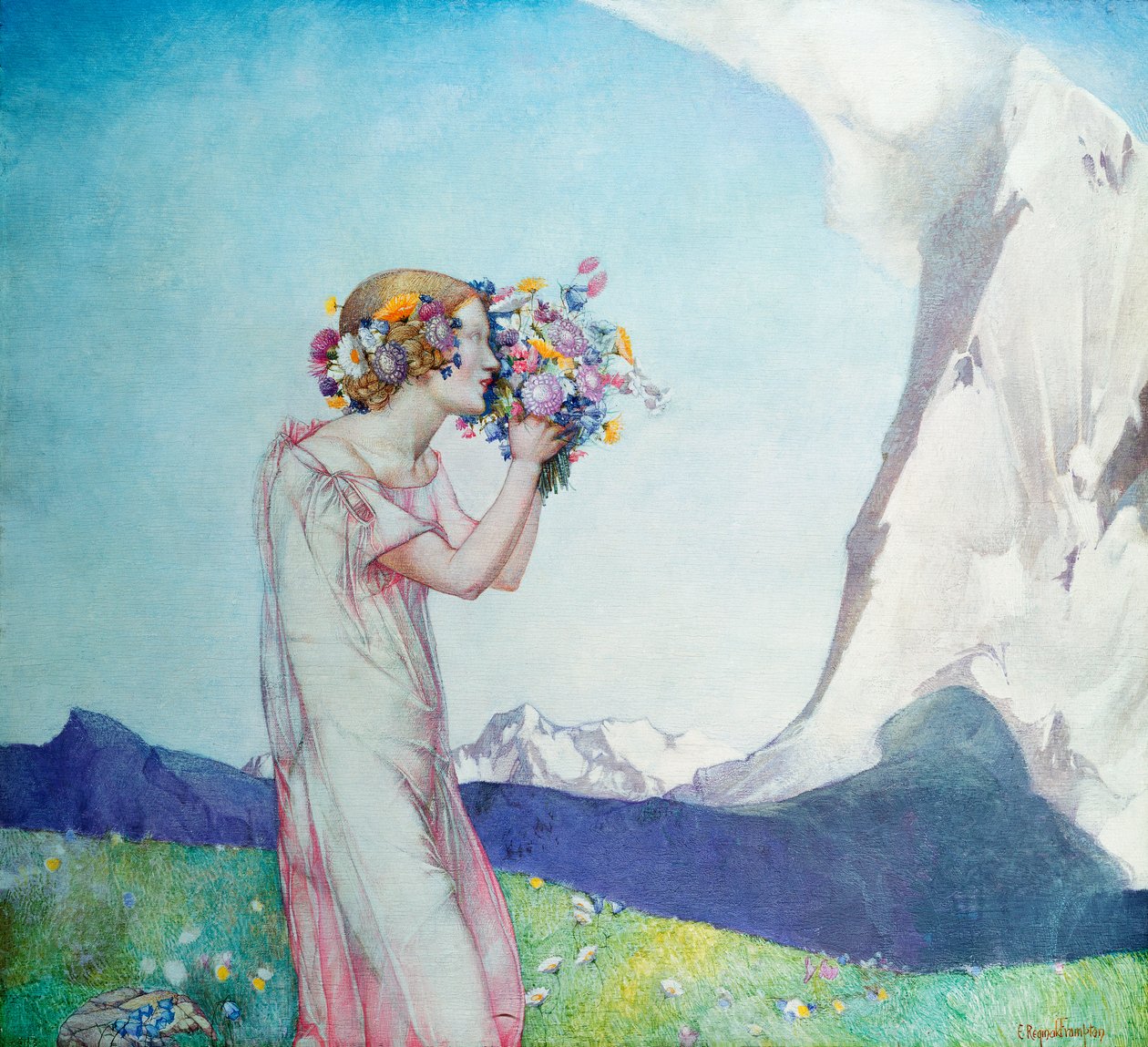 Flora Alpina av Edward Reginald Frampton