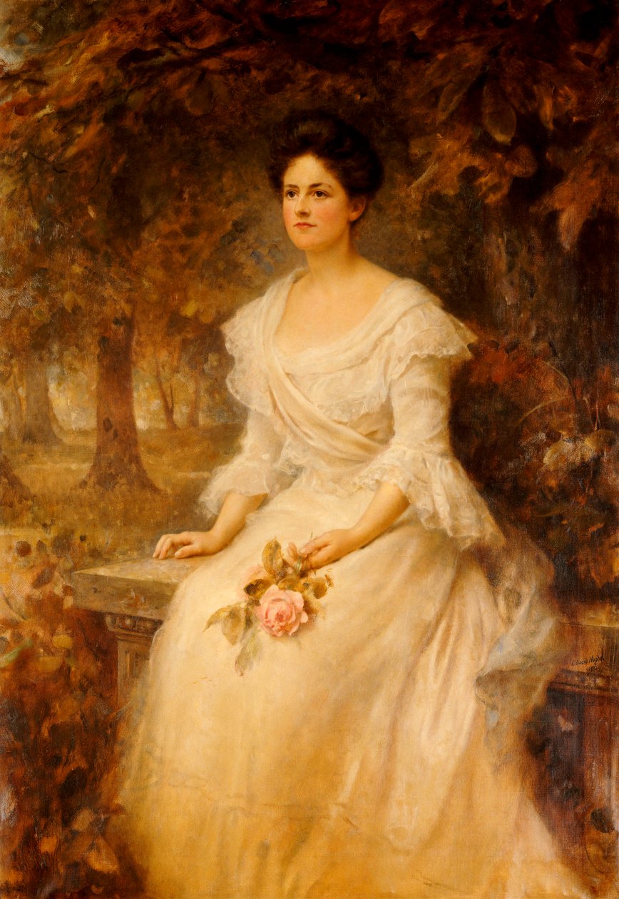 Portrett av en dame, 1902 av Edward Robert Hughes