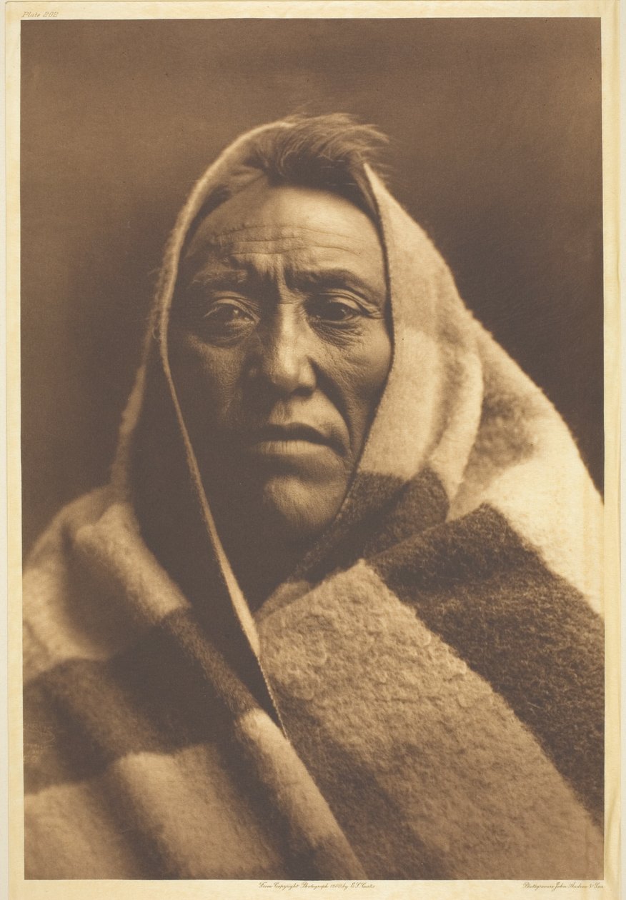 Mellomkalv-Piegan av Edward S. Curtis