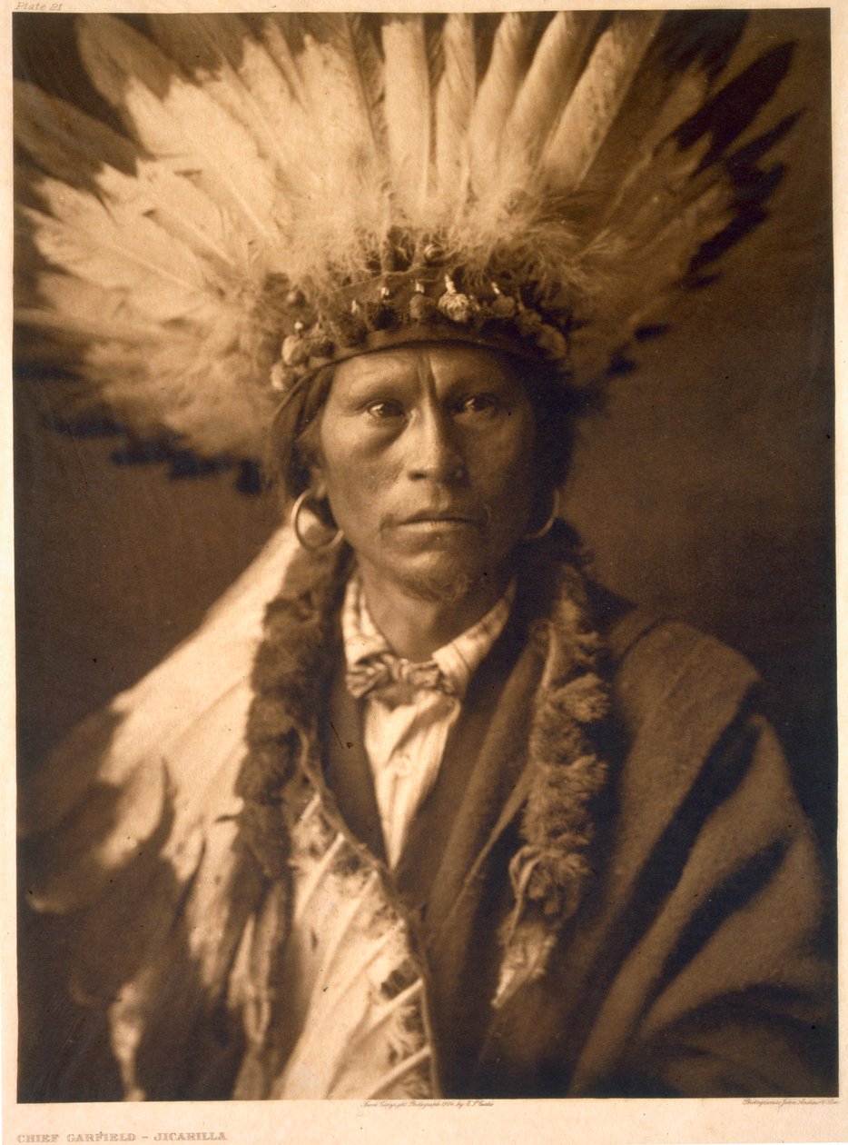 Sjef Garfield for Jicarilla av Edward Sheriff (after) Curtis