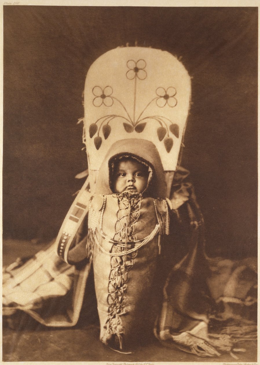 Nez Perce Babe av Edward Sheriff (after) Curtis