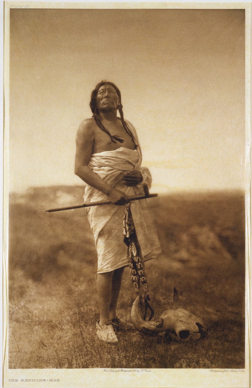 Medisinmannen av Edward Sheriff (after) Curtis