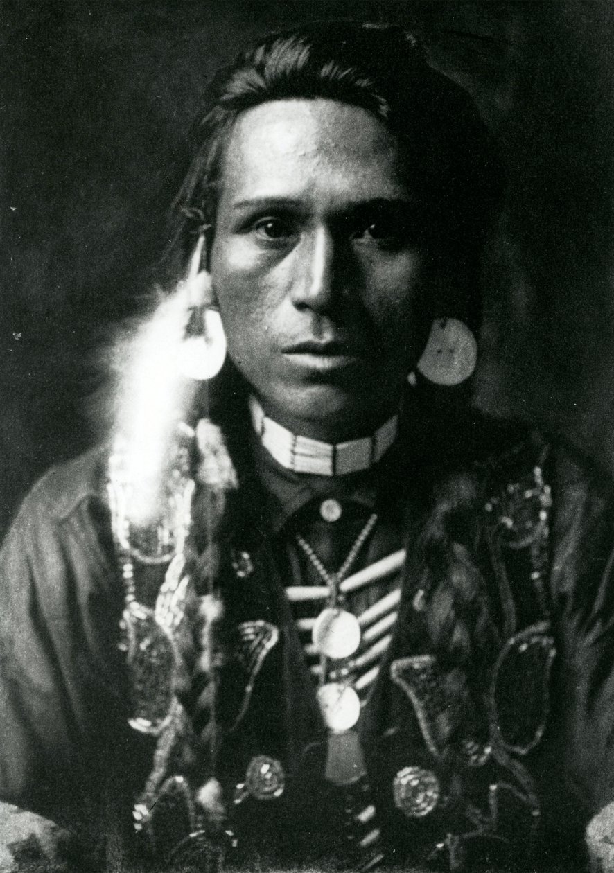 En ung Yakima av Edward Sheriff Curtis