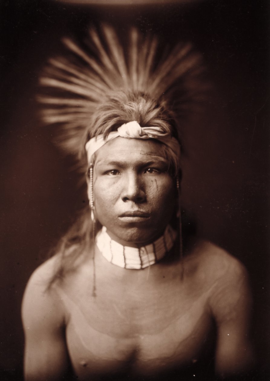 Svart hår av Edward Sheriff Curtis