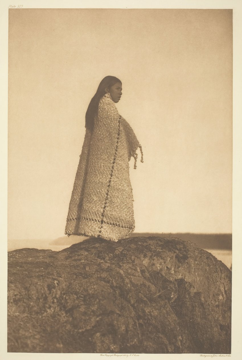 Cowichan Girl, 1912. av Edward Sheriff Curtis