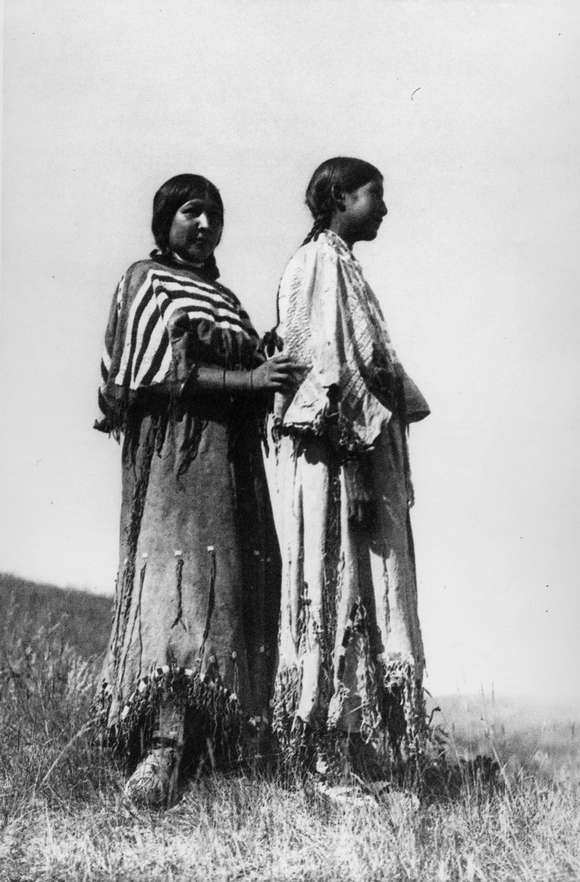 Piegan jenter av Edward Sheriff Curtis