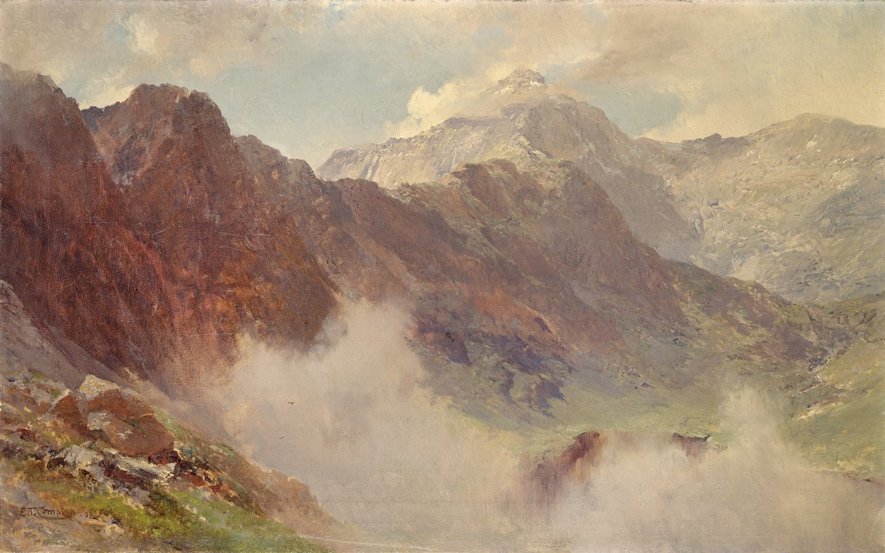 Snowdon Horseshoe, 1908 av Edward Theodore Compton