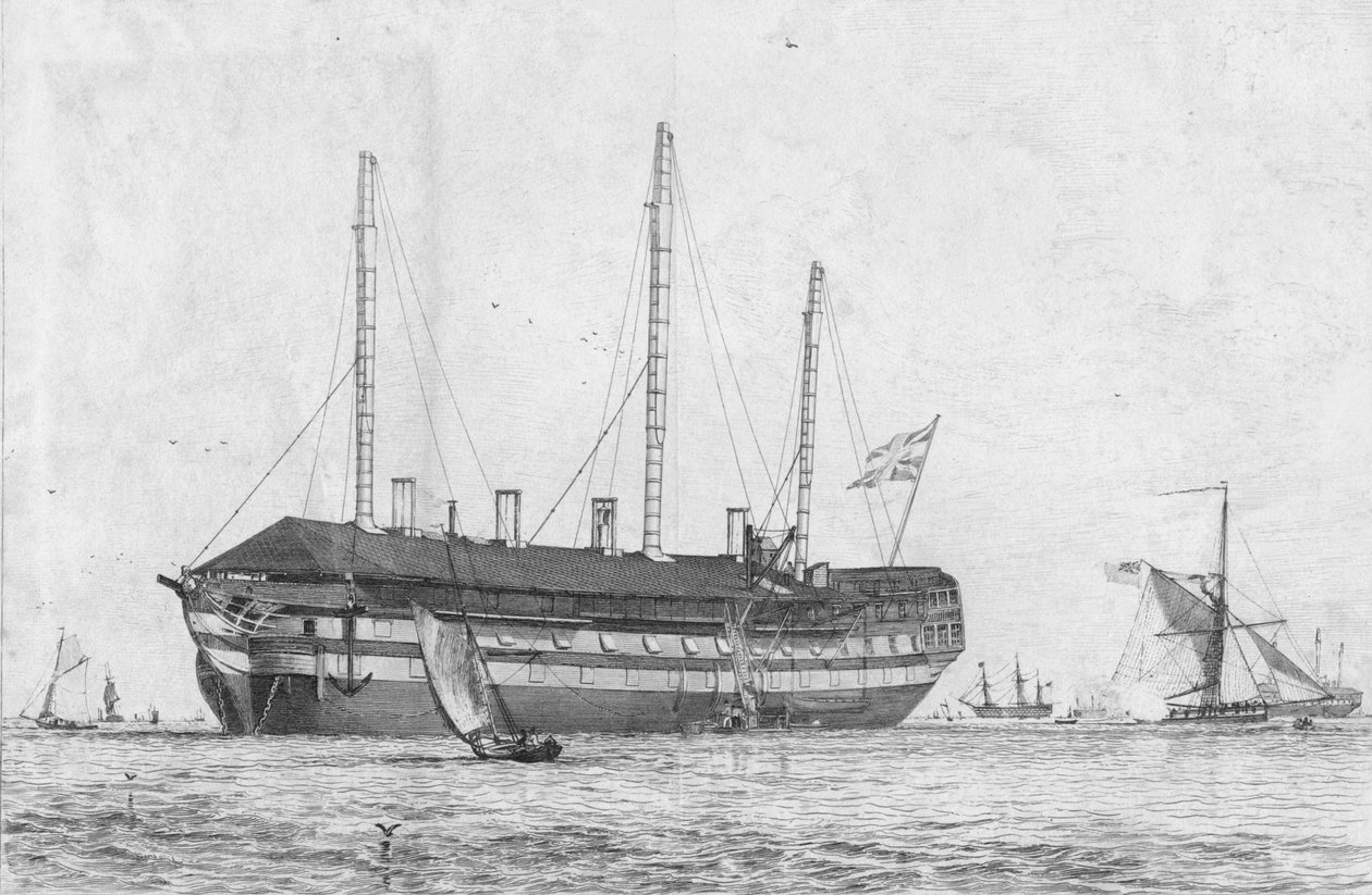 Hastings. Syttifire, 1829. av Edward William Cooke