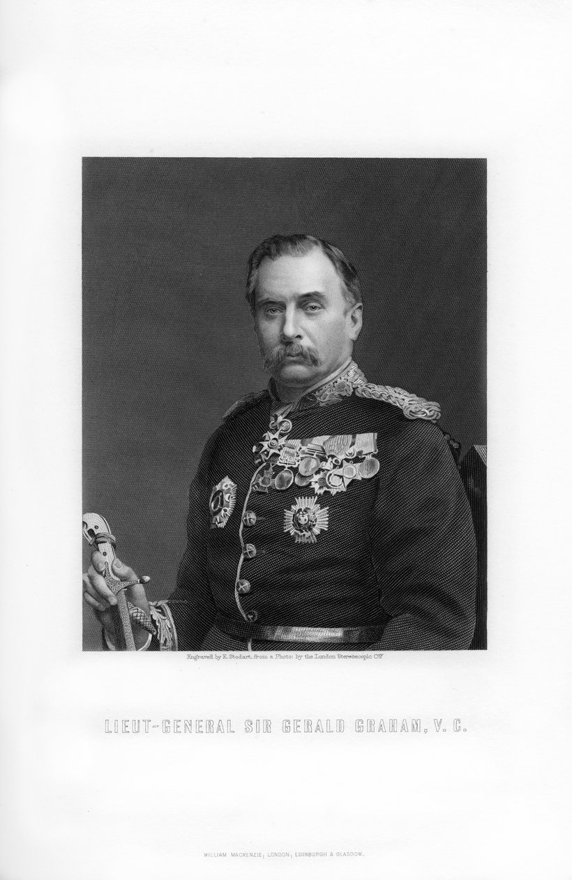 Sir Gerald Graham, britisk generalløytnant, 1893. av Edward William Stodart