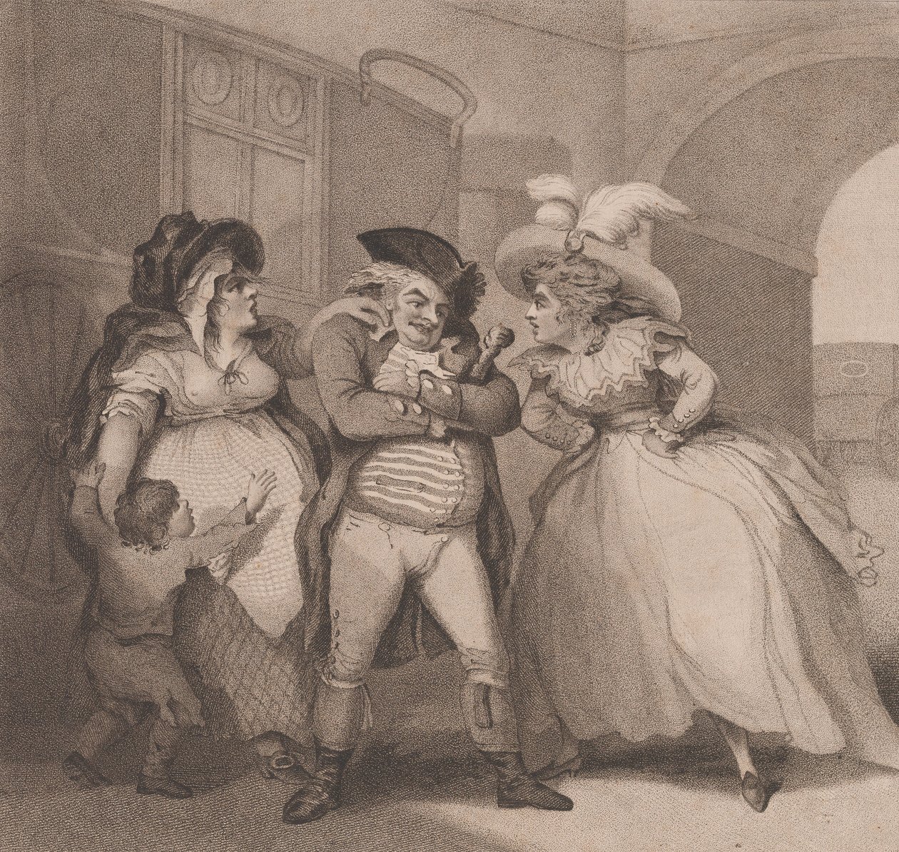 Polygami, 1. august 1787. av Edward Williams