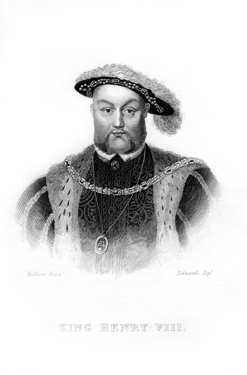 Henrik VIII, 1800-tallet. av Edwards