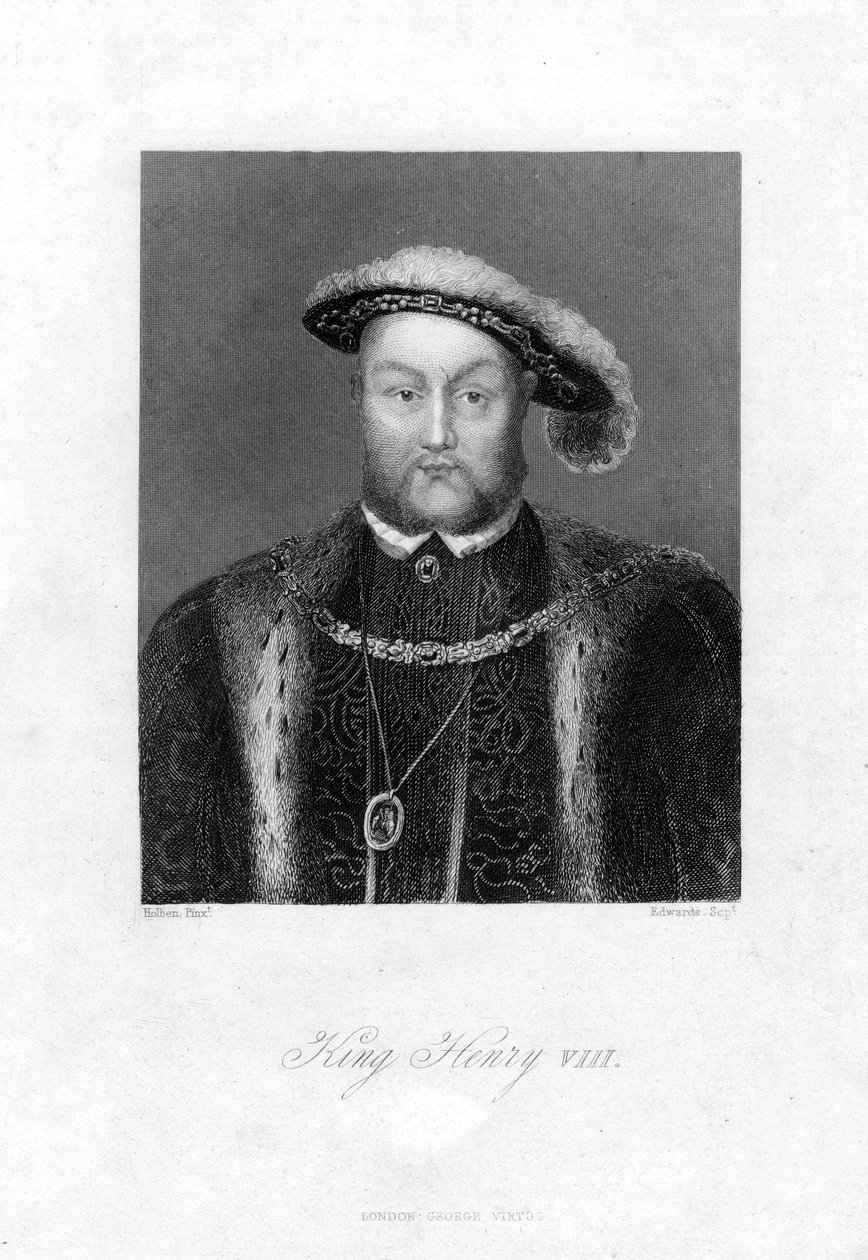 Henrik VIII av England, 1491-1547. av Edwards
