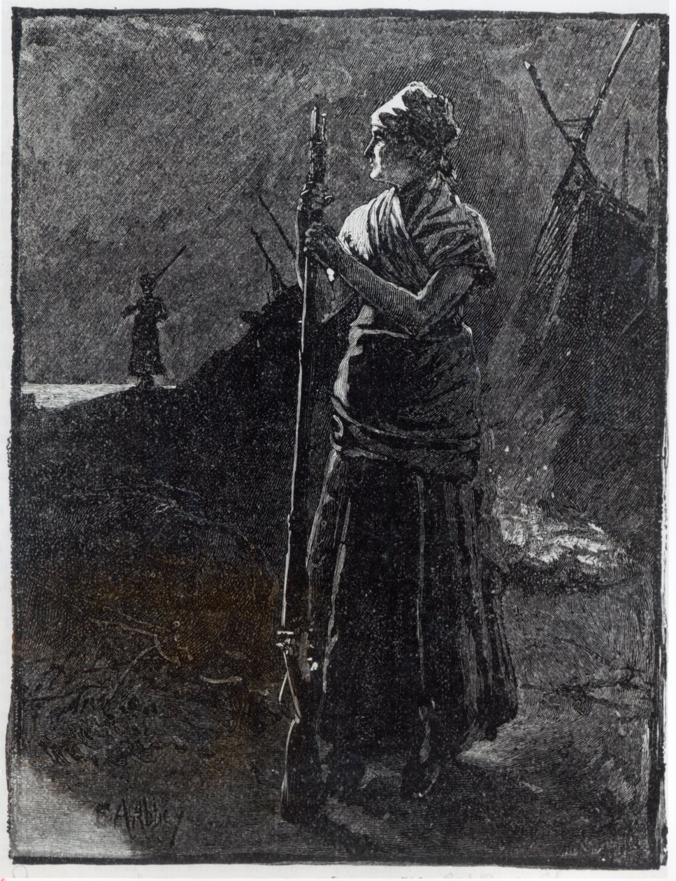 En Red River Colonist, 1878 av Edwin Austin Abbey