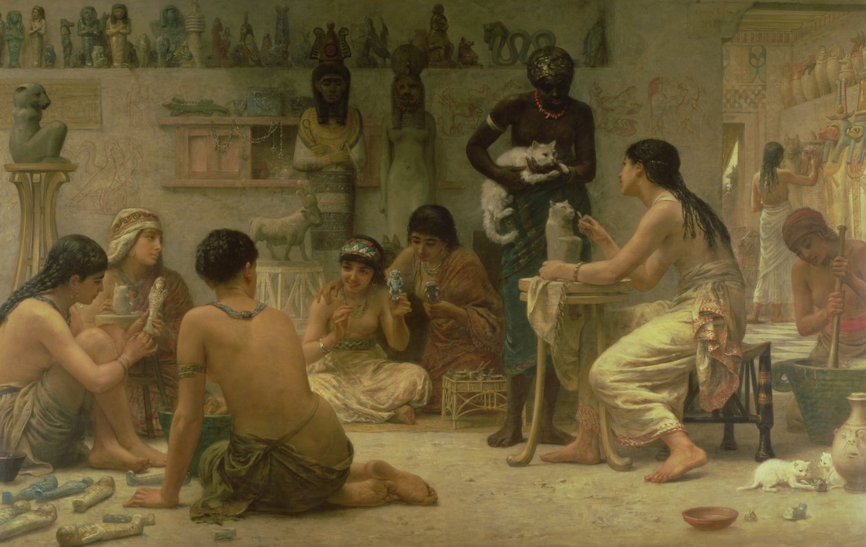 Gudene og deres skapere, 1878 av Edwin Longsden Long