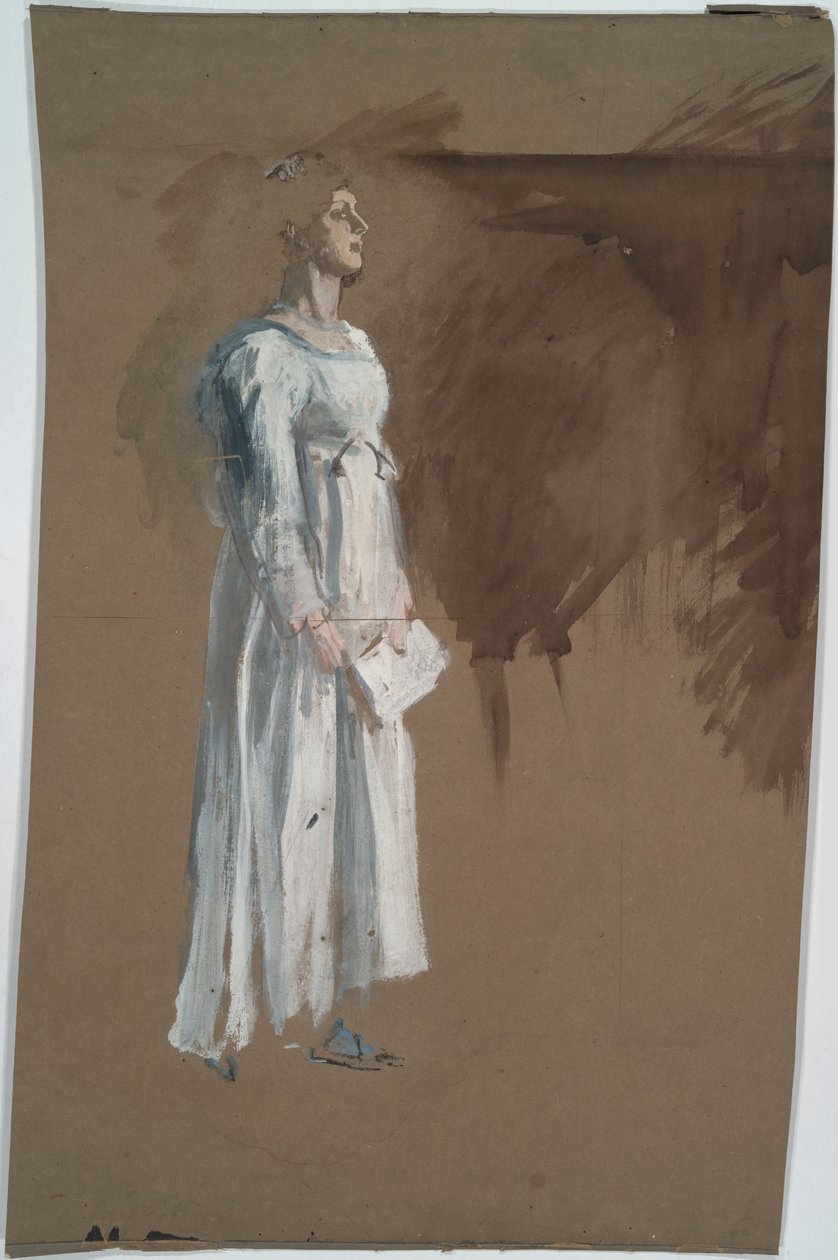 En figur i klassisk kjole. av Edwin Austin Abbey