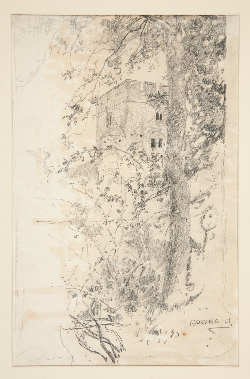 Arkitekturstudie: av Edwin Austin Abbey