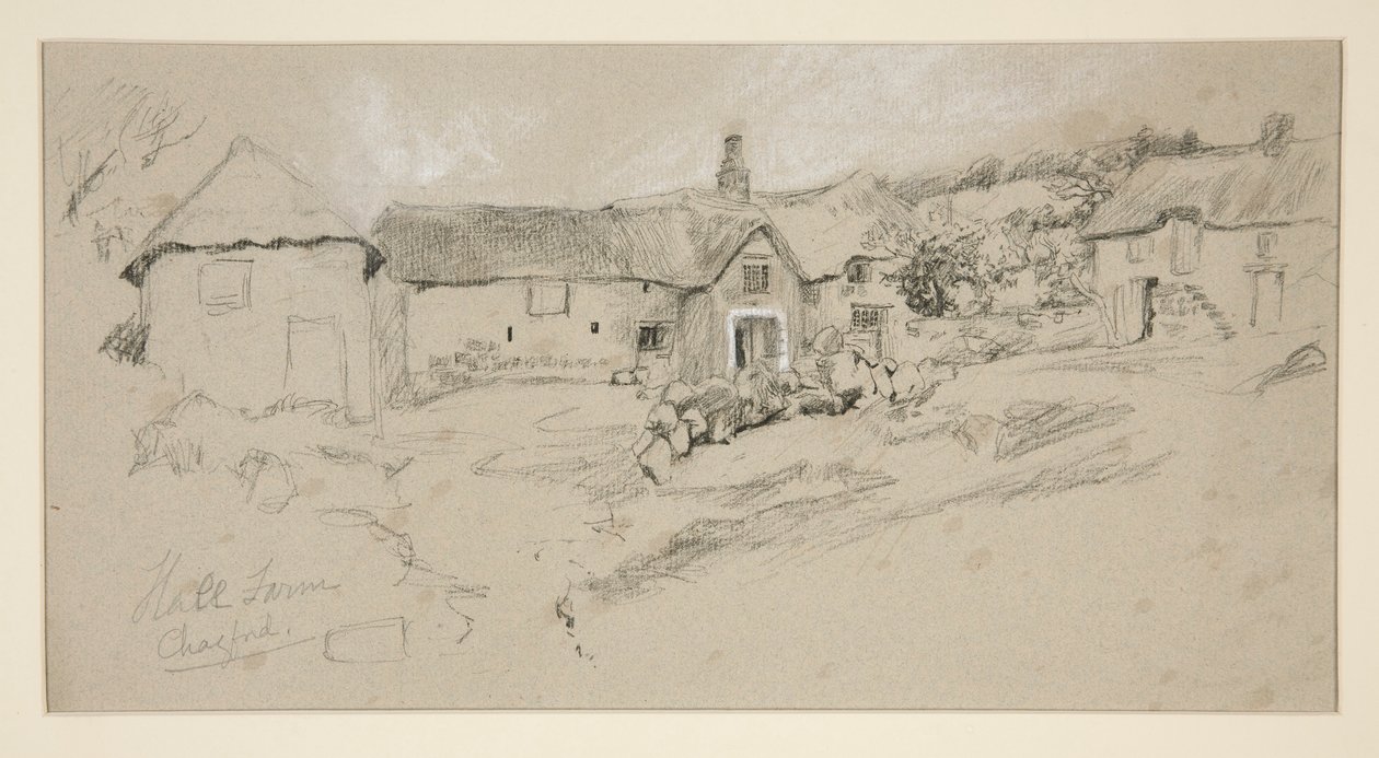 Arkitektstudie: Hallgård av Edwin Austin Abbey