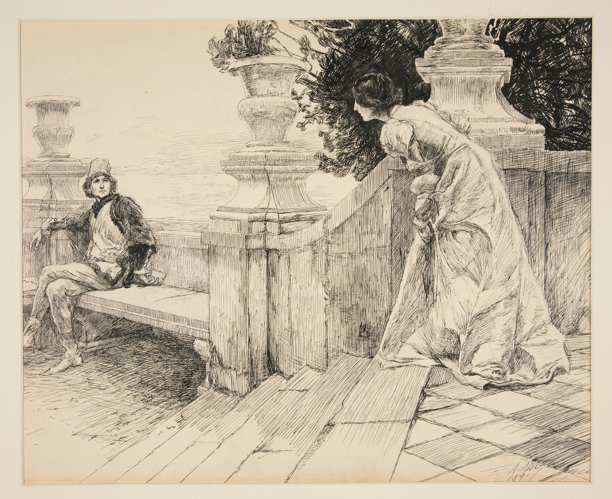 Beatrice: av Edwin Austin Abbey