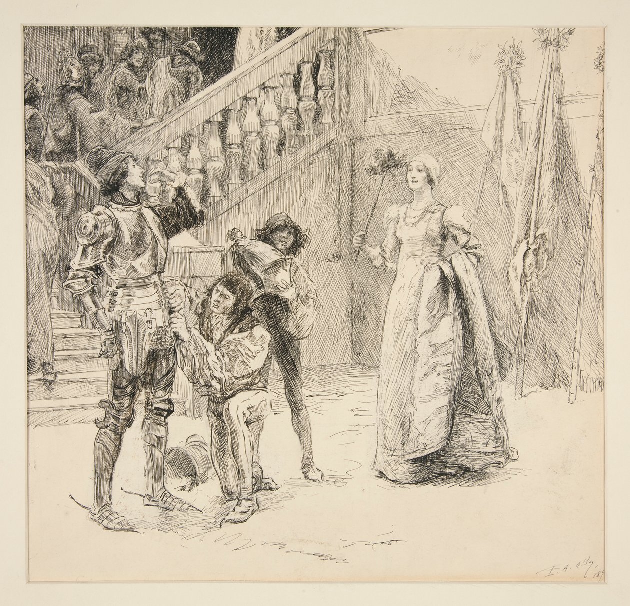 Benedic: av Edwin Austin Abbey