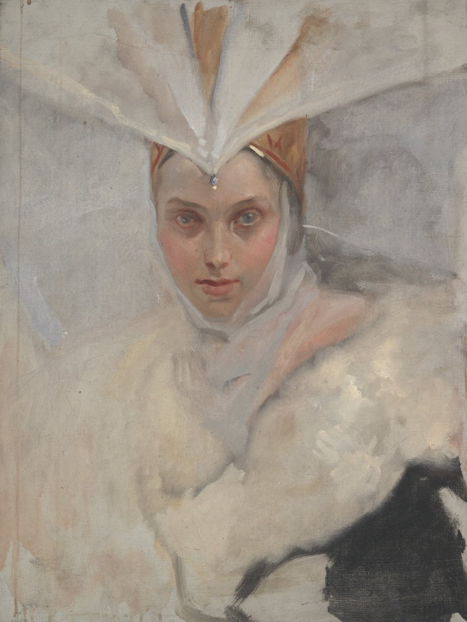 Figurstudie av Edwin Austin Abbey