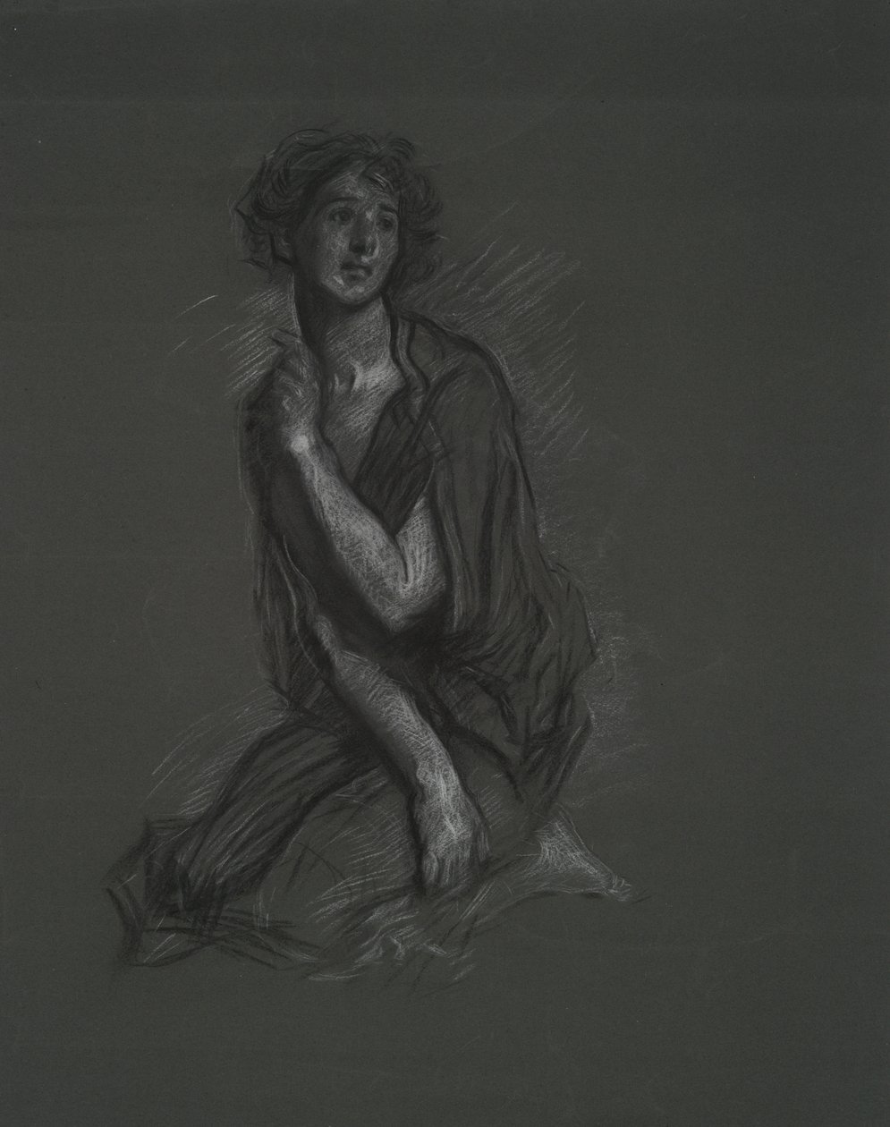 Figurstudie av Edwin Austin Abbey