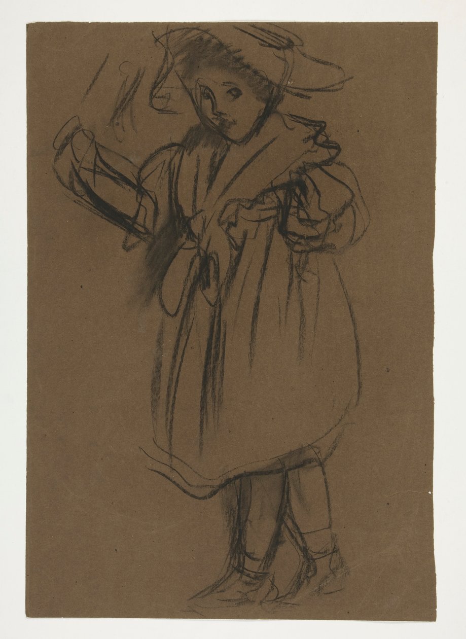 Figurstudie for av Edwin Austin Abbey