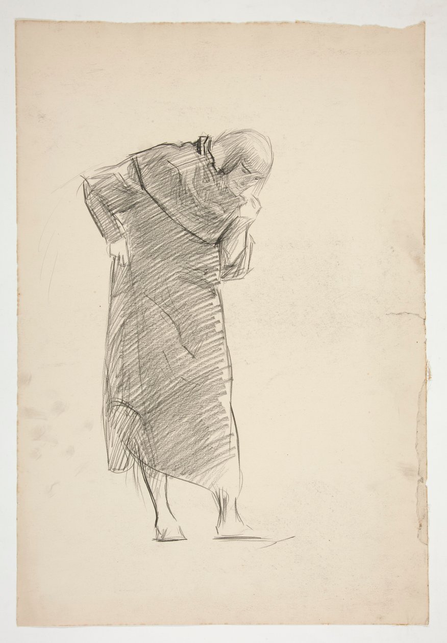 Figurstudie for av Edwin Austin Abbey