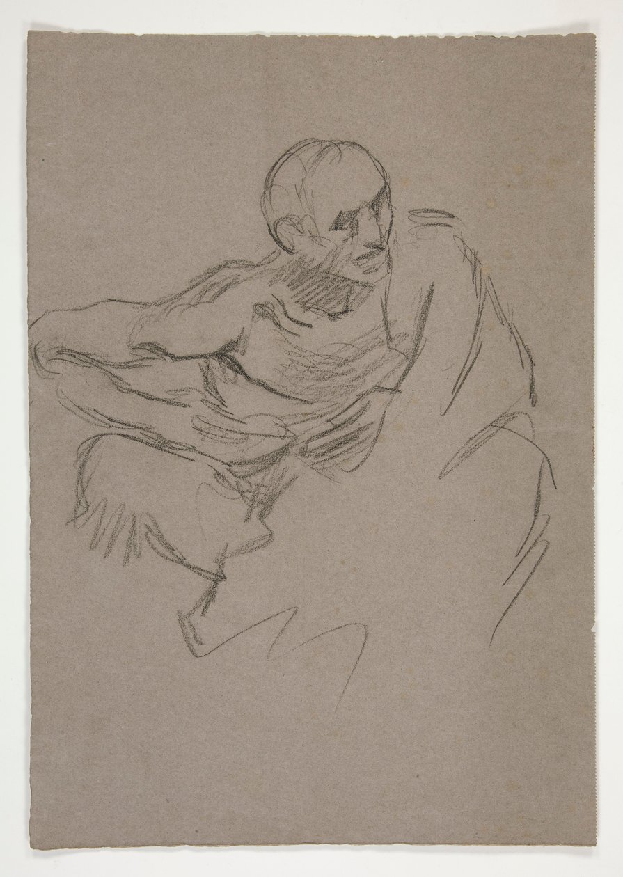 Figurstudie for av Edwin Austin Abbey