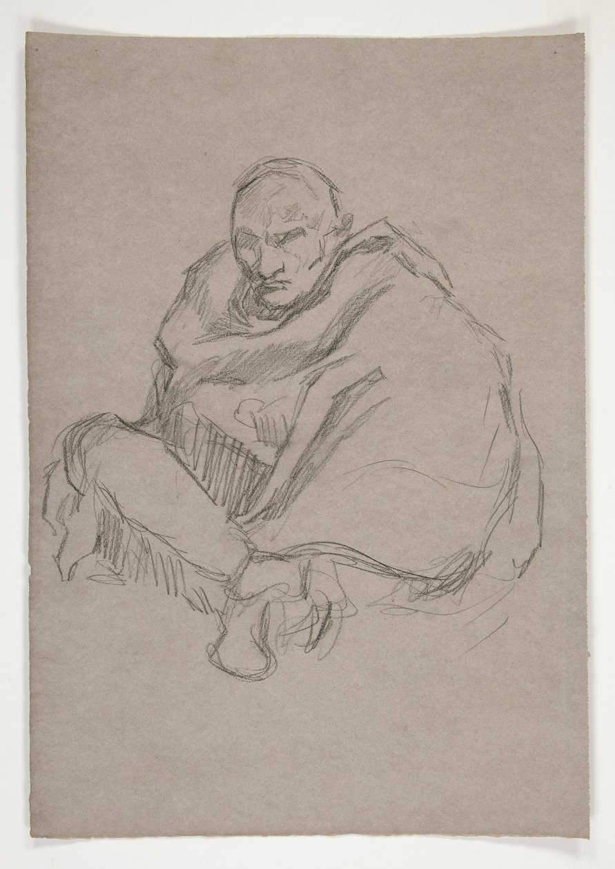 Figurstudie for av Edwin Austin Abbey