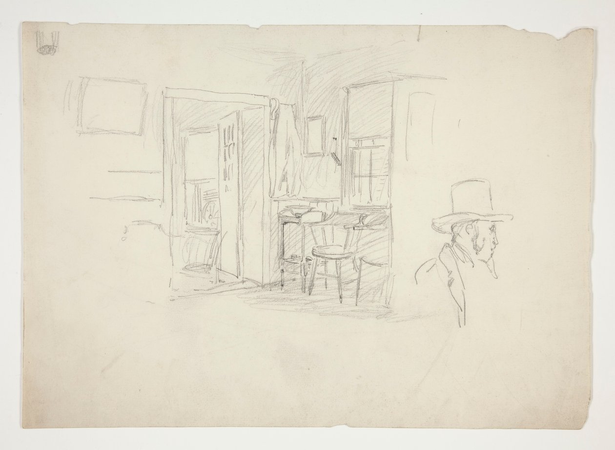 Interiørstudie av Edwin Austin Abbey
