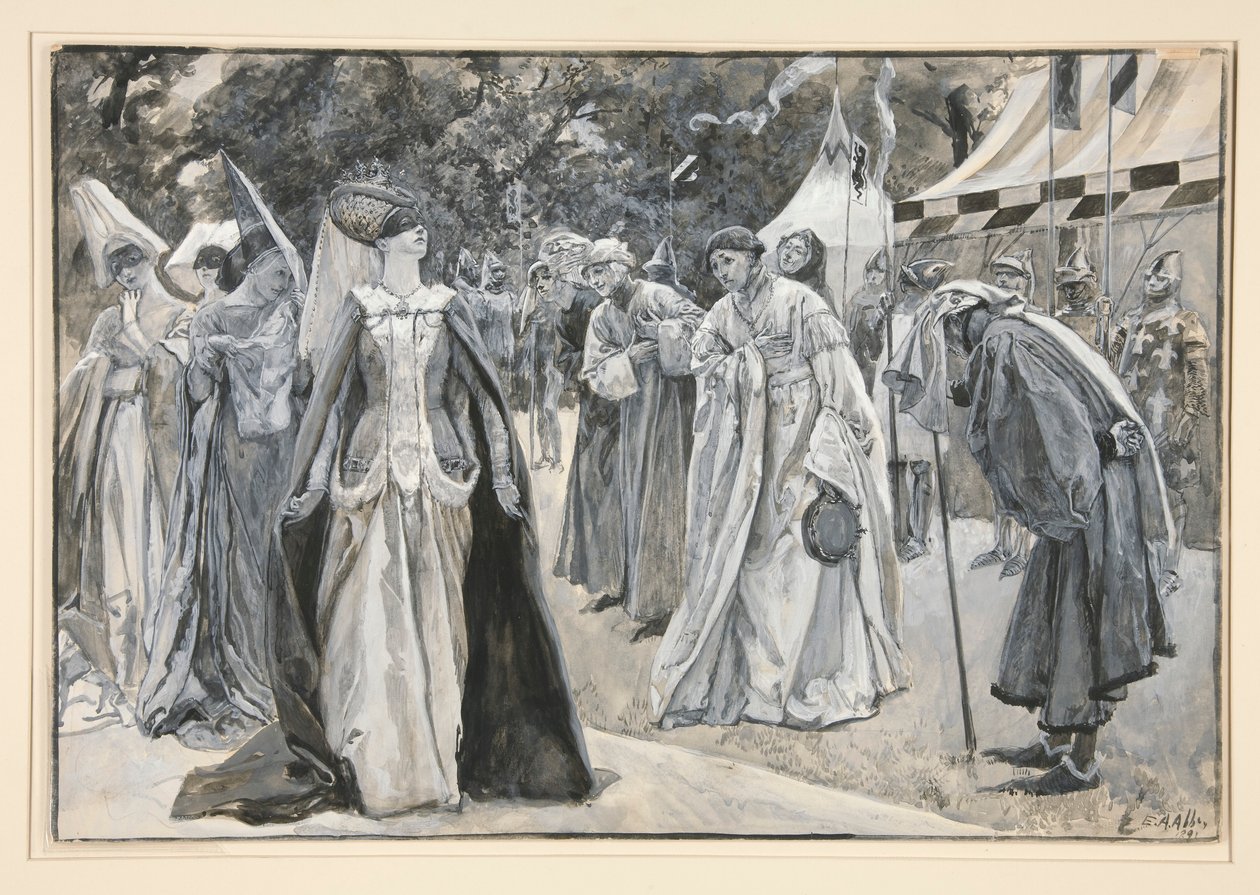 Konge: av Edwin Austin Abbey