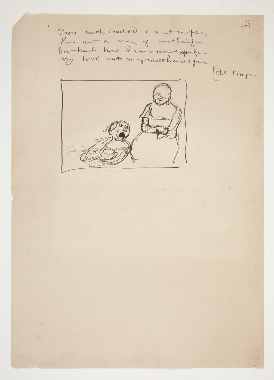 Studer for Herrick av Edwin Austin Abbey