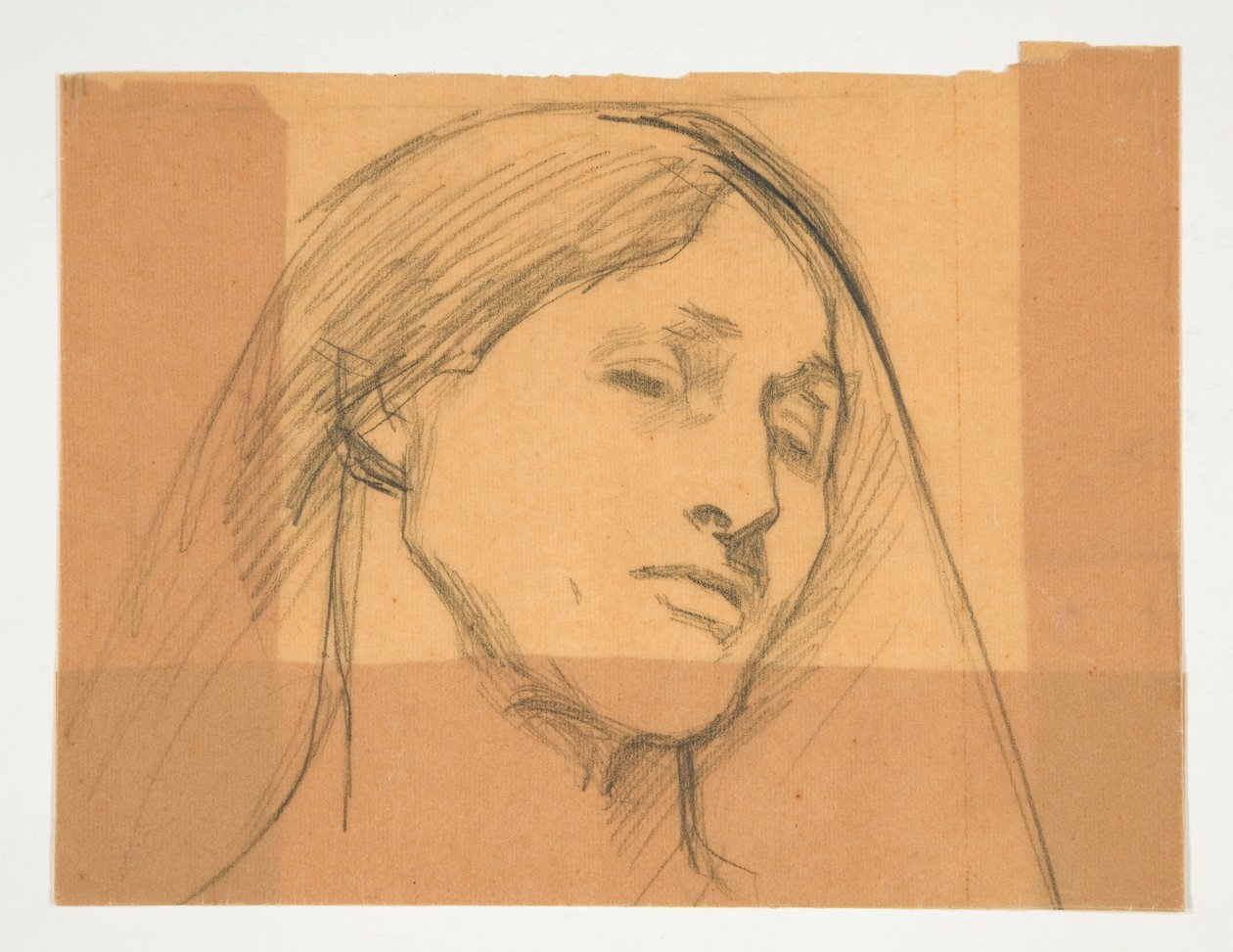 Studie av en kvinne av Edwin Austin Abbey