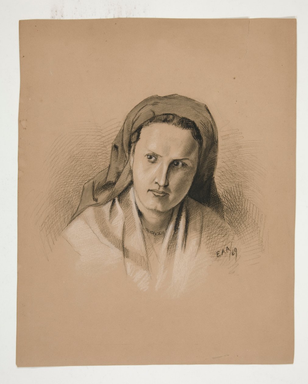 Studie av en kvinne av Edwin Austin Abbey