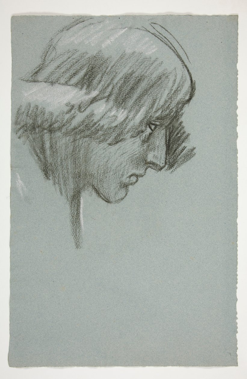 Studie av en ung mann av Edwin Austin Abbey