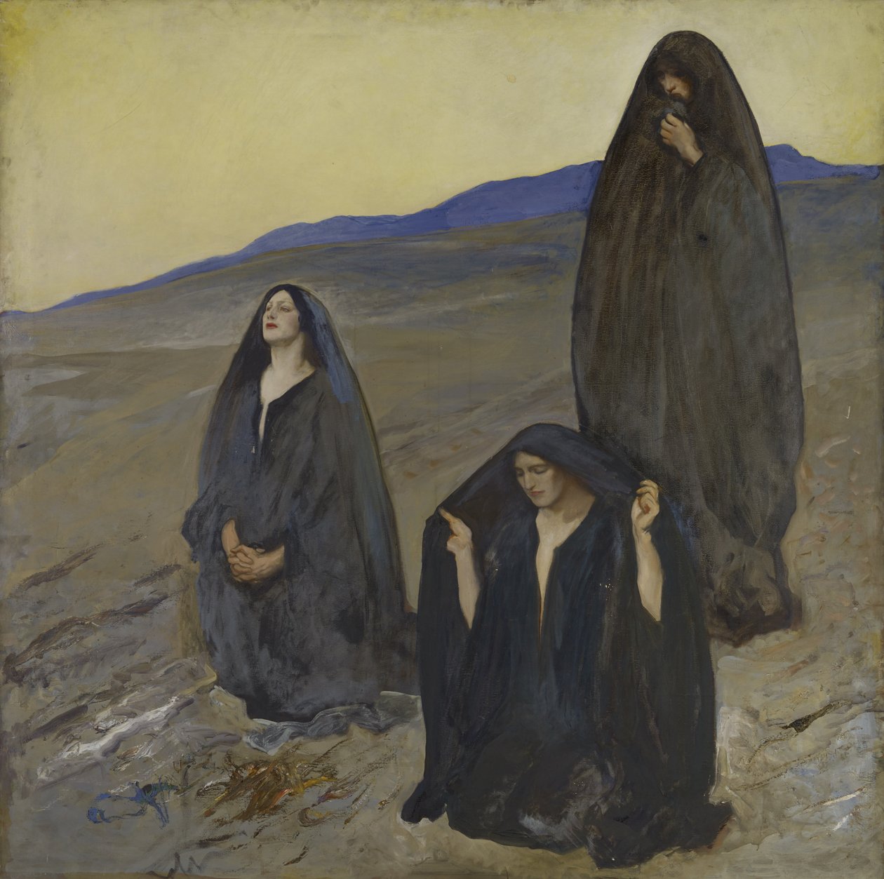 The Three Marys, ca. 1905-10 av Edwin Austin Abbey