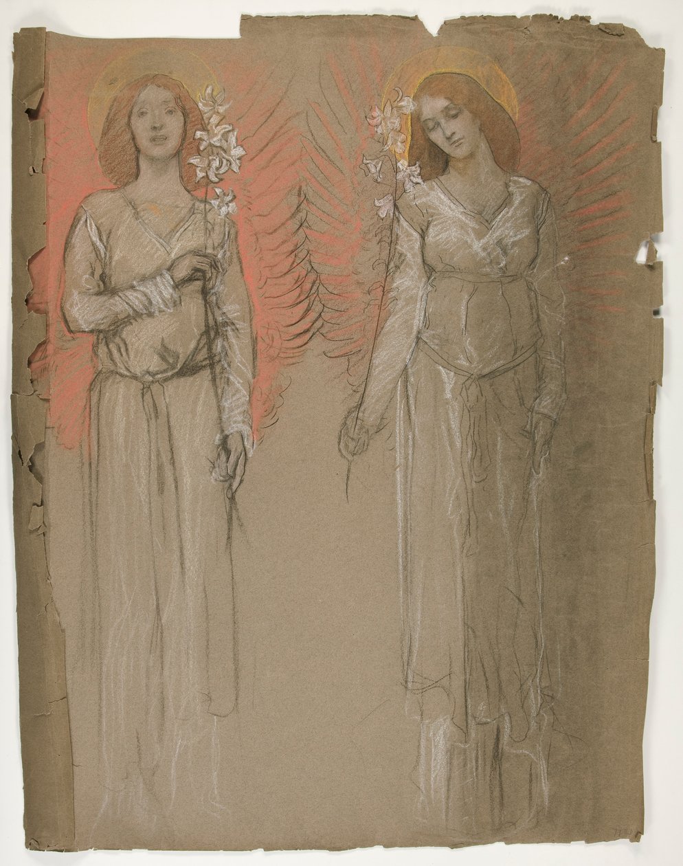 To engler av Edwin Austin Abbey