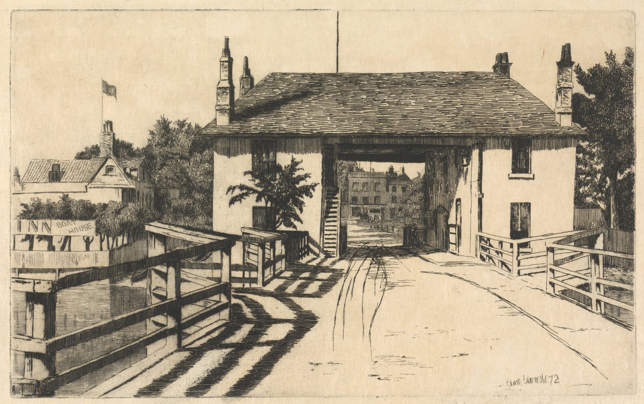 Fulham Bridge Tavern av Edwin Edwards