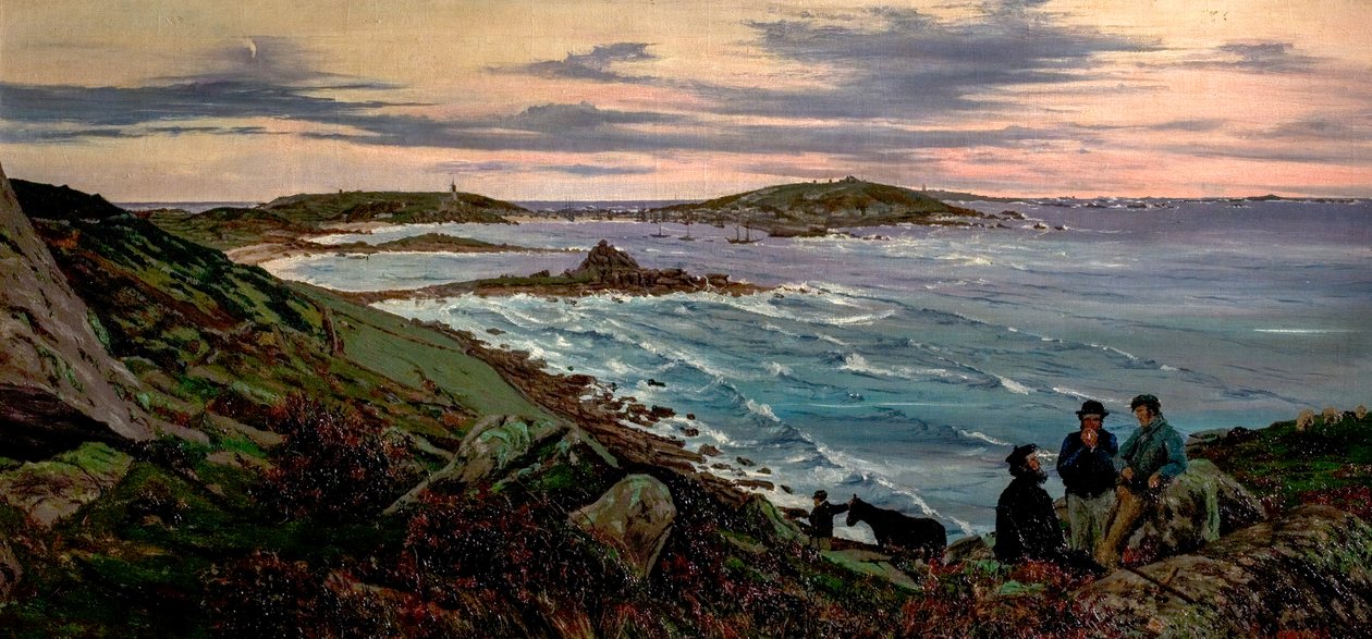 St. Marys, Scilly-øyene (MIDT RESTORASJON) av Edwin Edwards