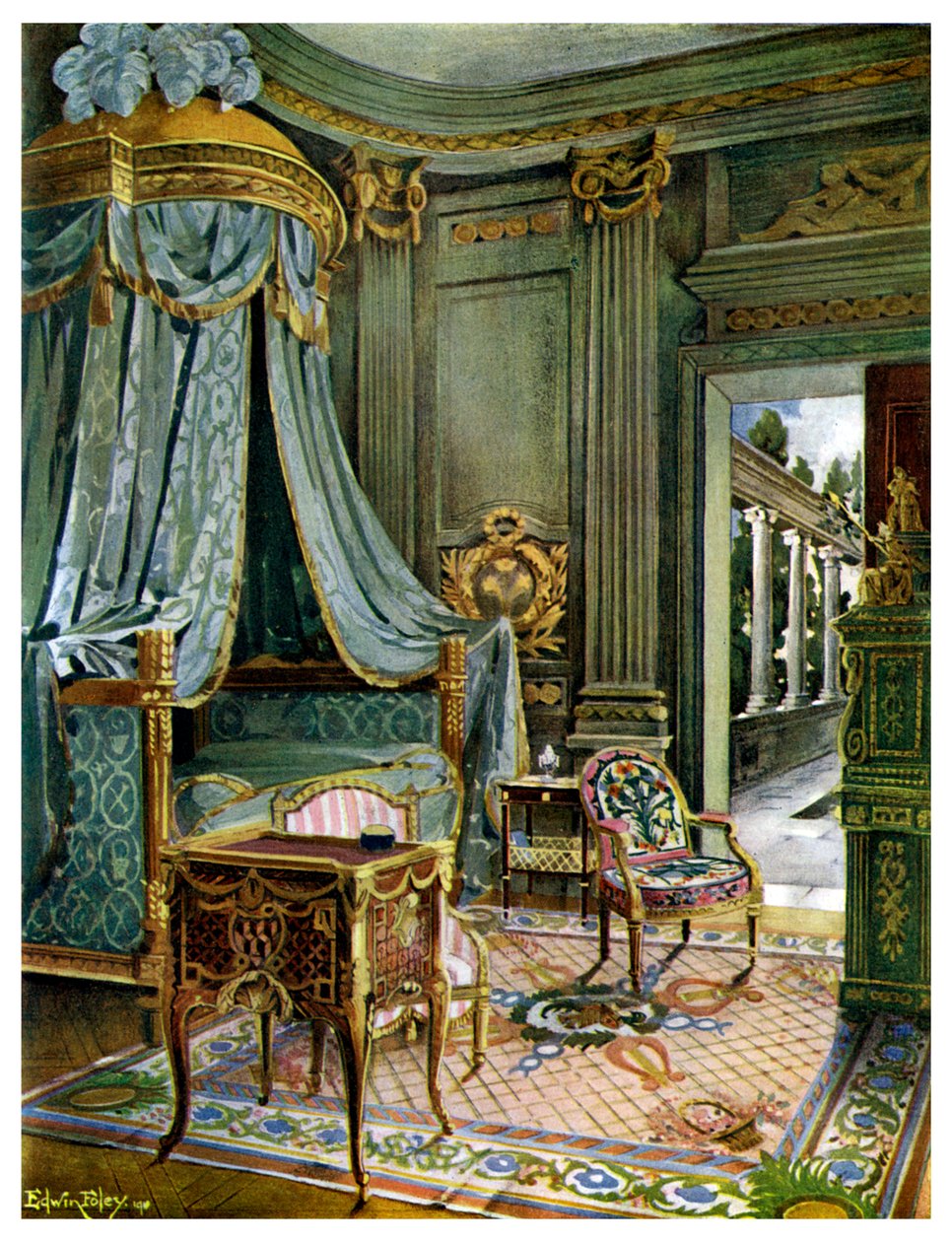 Soverom, 1911-1912. av Edwin Foley