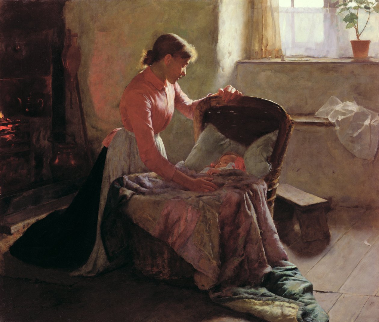 Søte drømmer, 1892 av Edwin Harris
