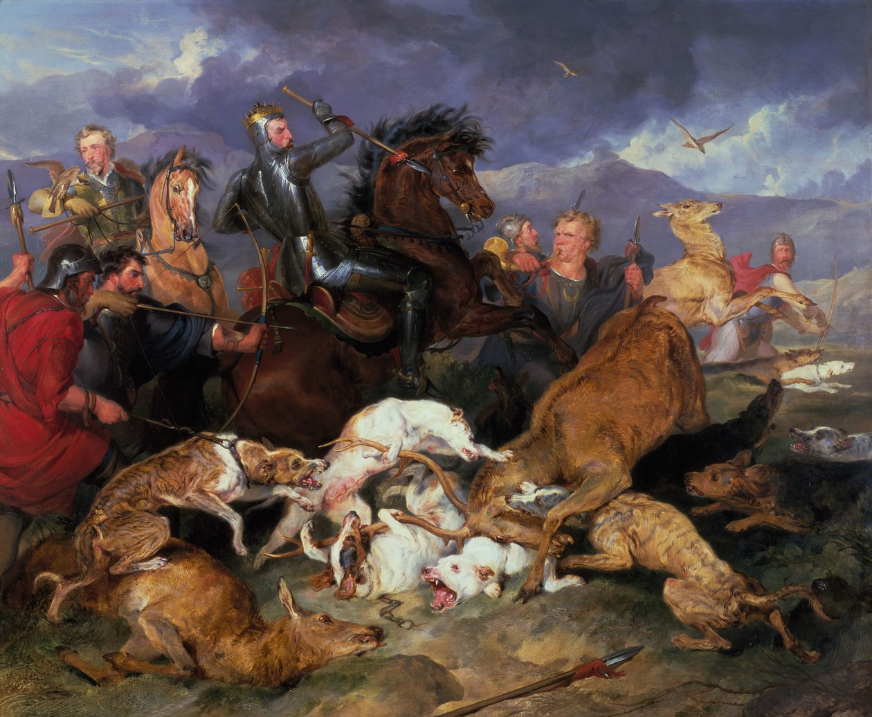 Jakten på Chevy Chase, 1826. av Edwin Henry Landseer