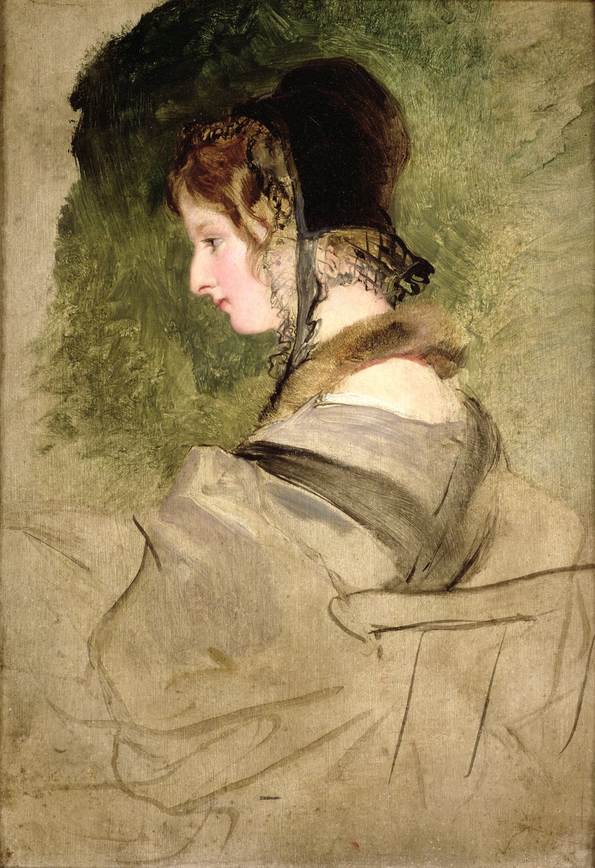 Portrett av en kvinne (olje) av Edwin Landseer
