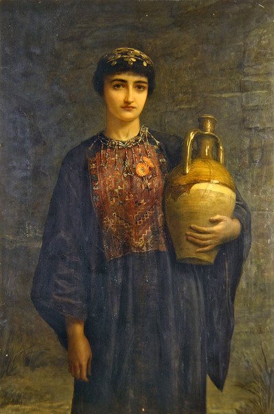 Betlehem (olje på lerret) av Edwin Longsden Long