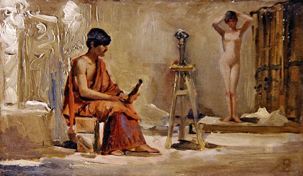 Kunstnerens modell av Edwin Longsden Long