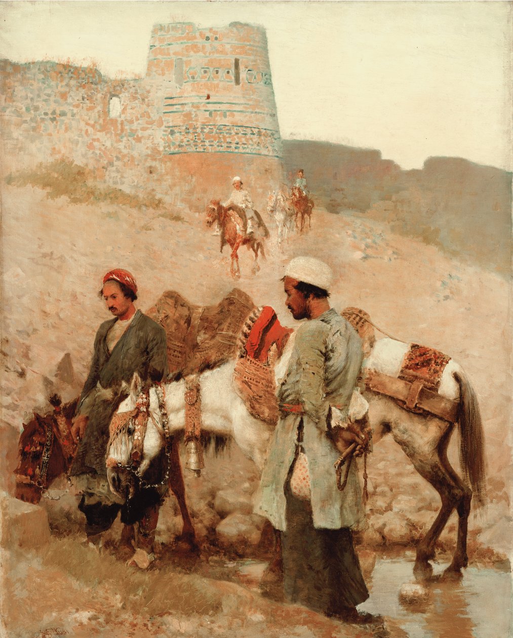 Reiser i Persia, 1895 av Edwin Lord Weeks