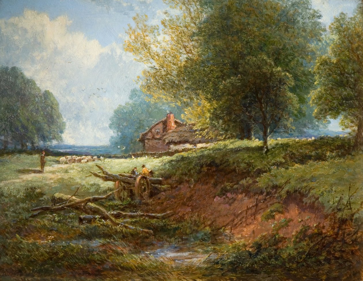 Engscene, 1880. av Edwin Taylor