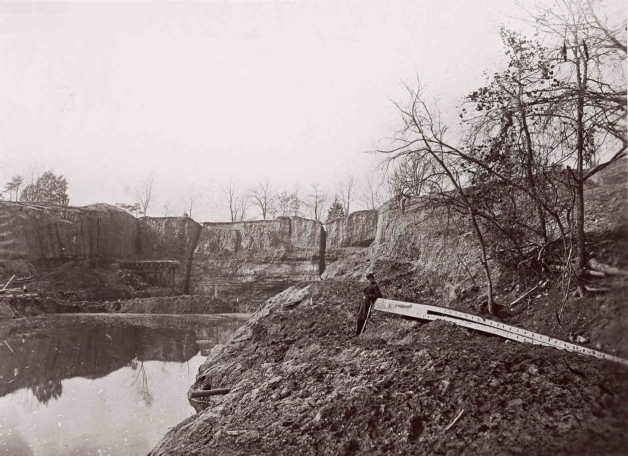 Dutch Gap Canal, 1865. av Egbert Guy Fowx