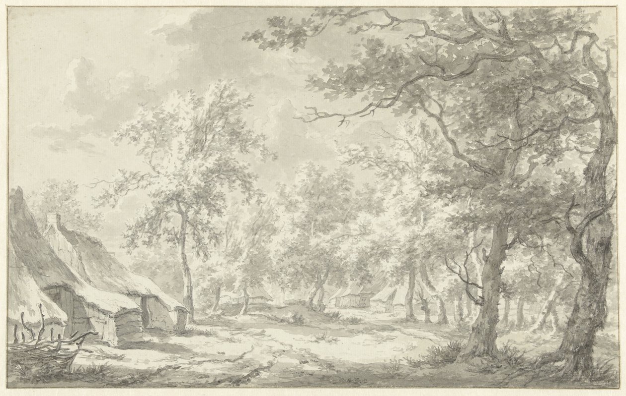 Gårder i Eext (Drenthe) av Egbert van Drielst
