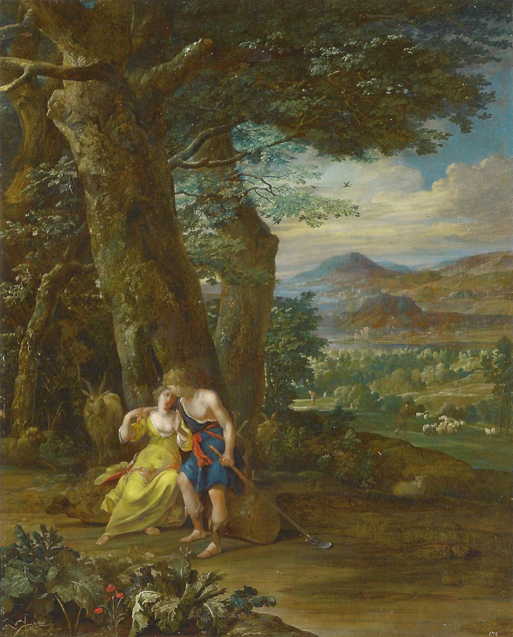 Shepherd scene av Eglon van der Neer